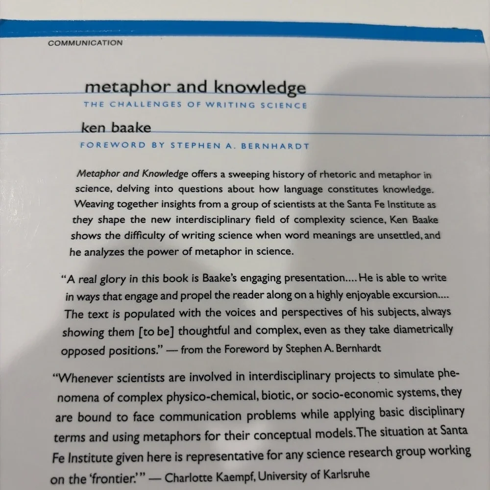 Metaphor and Knowledge Ken Baake Writing Science Rhetoric Paperback Book